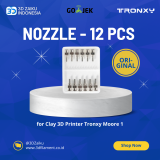 Nozzle 12 Pcs Set for Clay 3D Printer Tronxy Moore 1